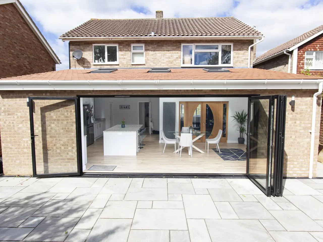 Rear extension in Ashtead, Surrey. A completed Plan Hub project.