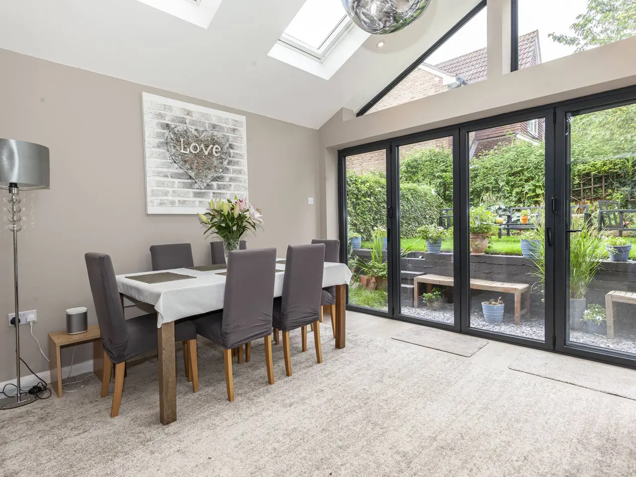 Rear extension in Belmont, London. A completed Plan Hub project.