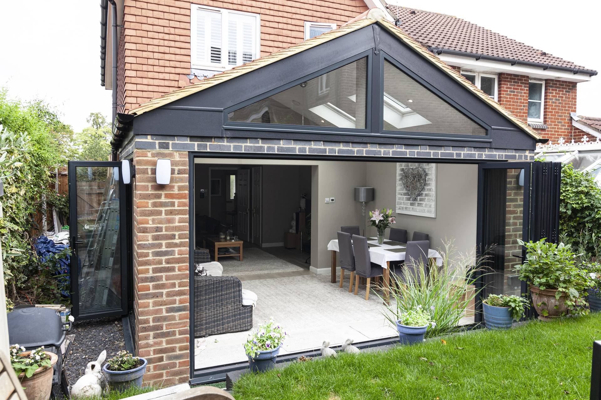 Rear extension in Belmont, London.