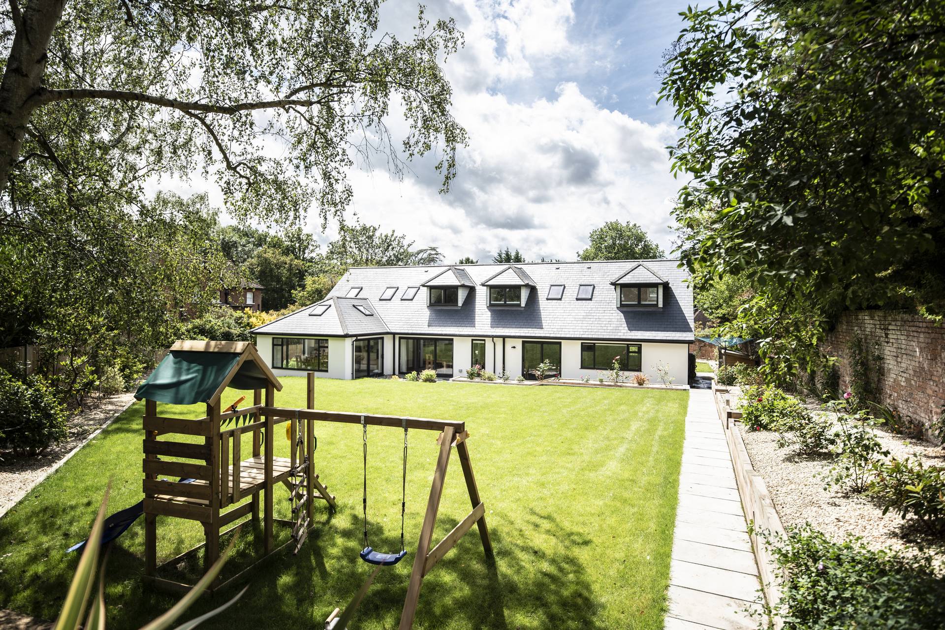 New build in Cobham, Surrey.