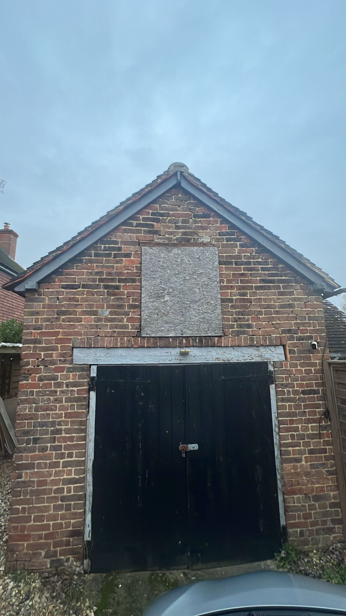 Garage conversion in Dorking, Surrey.