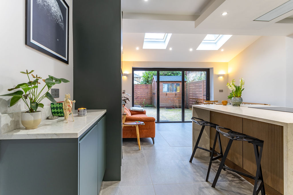 Rear extension in Surbiton, London, completed image 1.