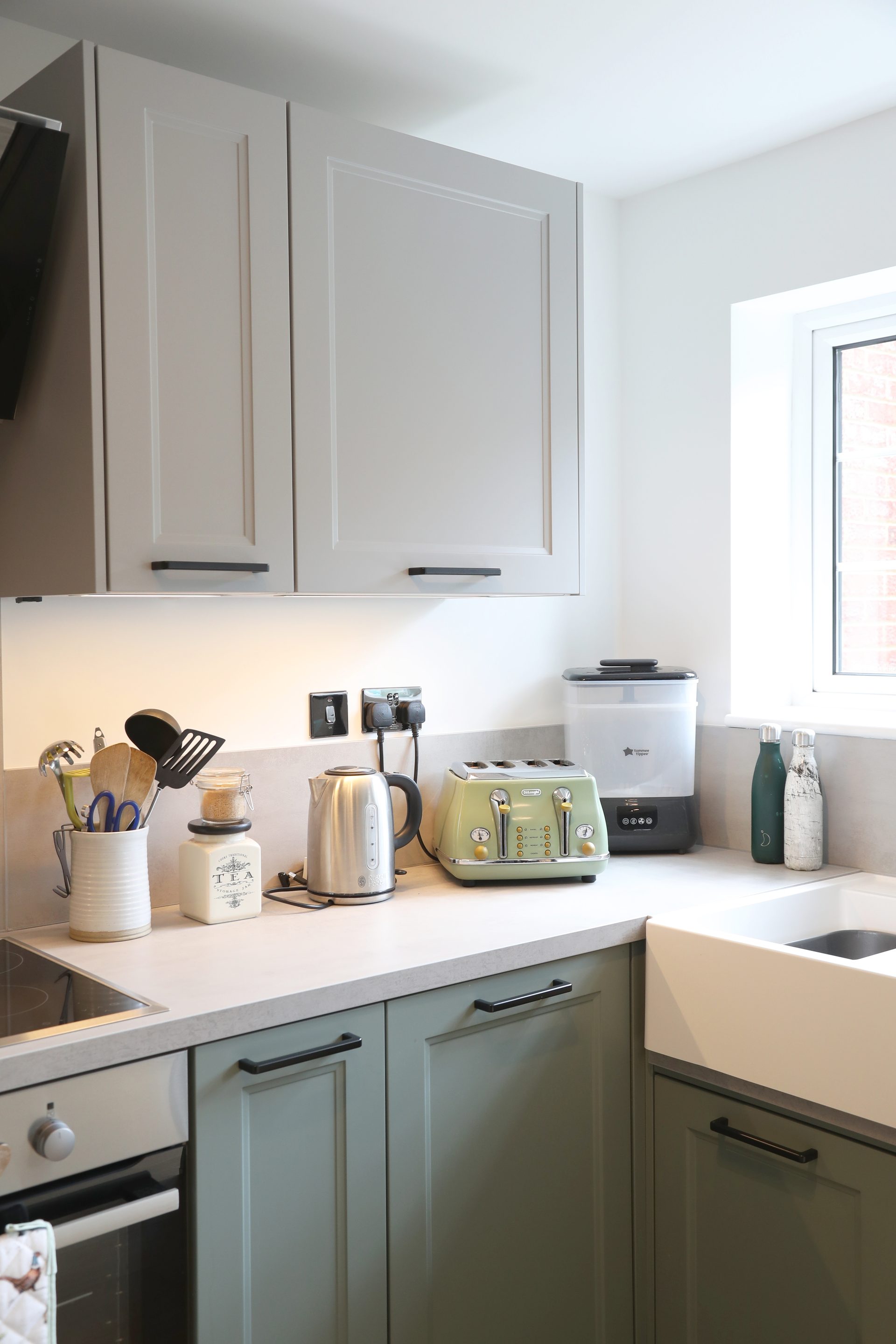 Garage conversion in Sutton, London.